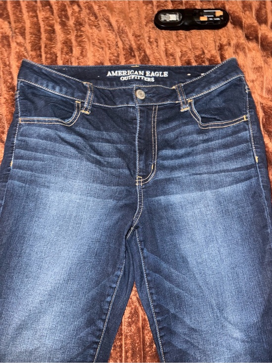 American Eagle Outfitters Denim - American Eagle Outfitters Dark Blue High Rise Skinny Jeans